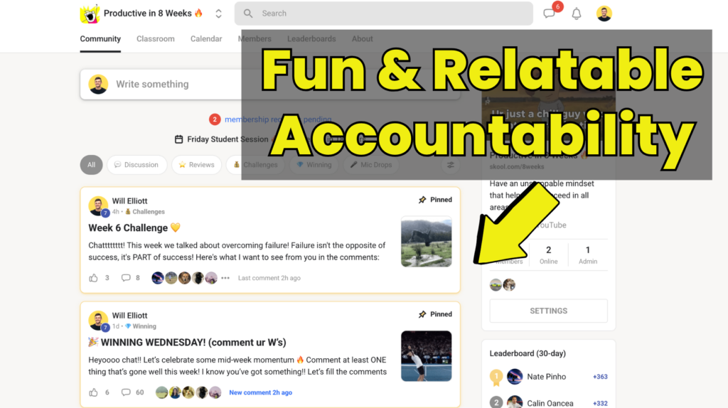 Accountability screenshot